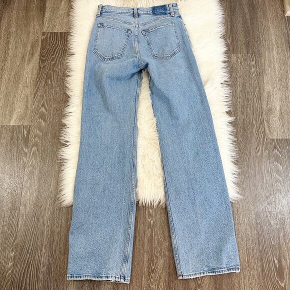 Abercrombie & Fitch Womens 90s Relaxed Jean High Rise Size 26/2L Denim A&F - Picture 2 of 6